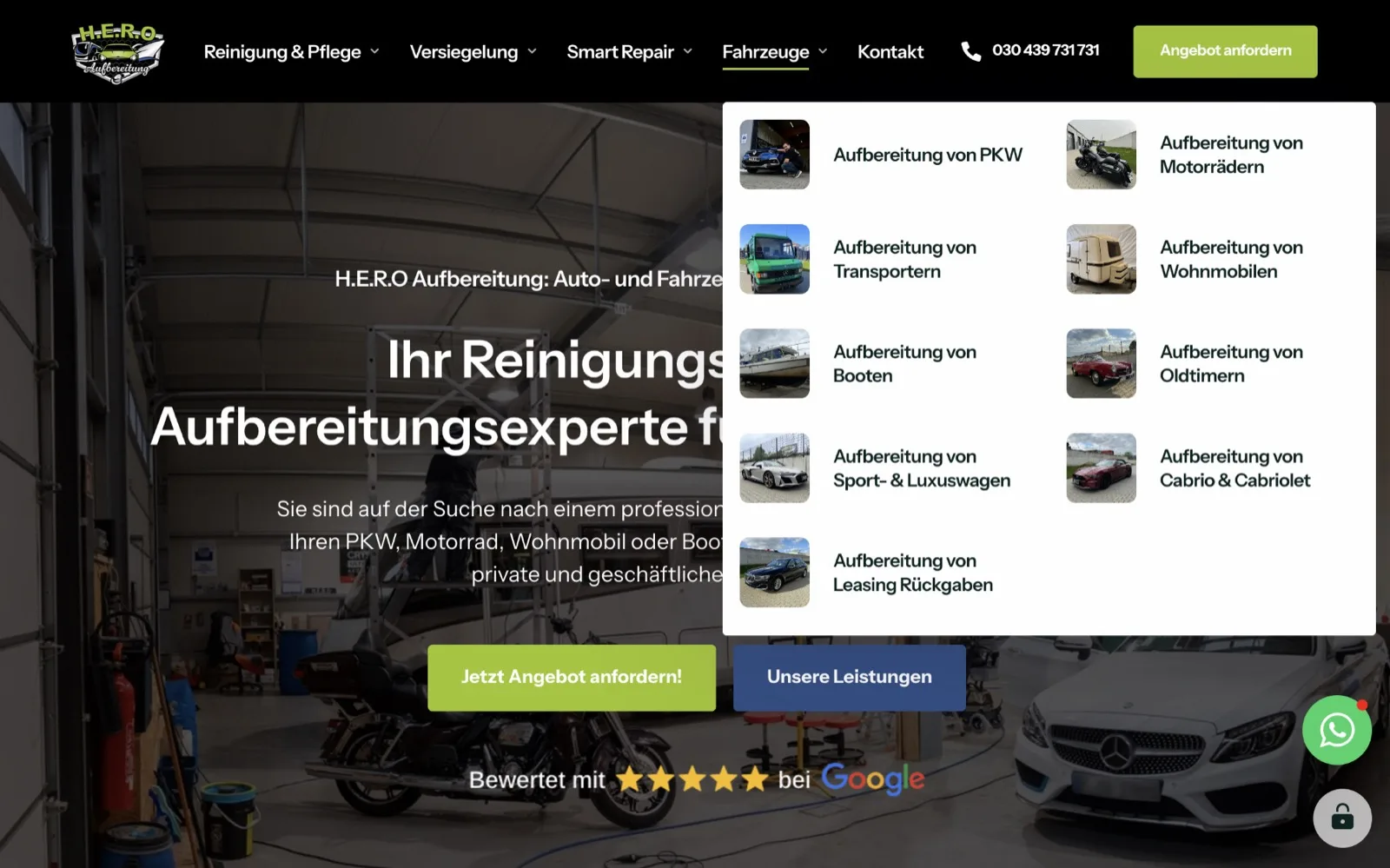 Spezialisierung und Ausbau des Angebots