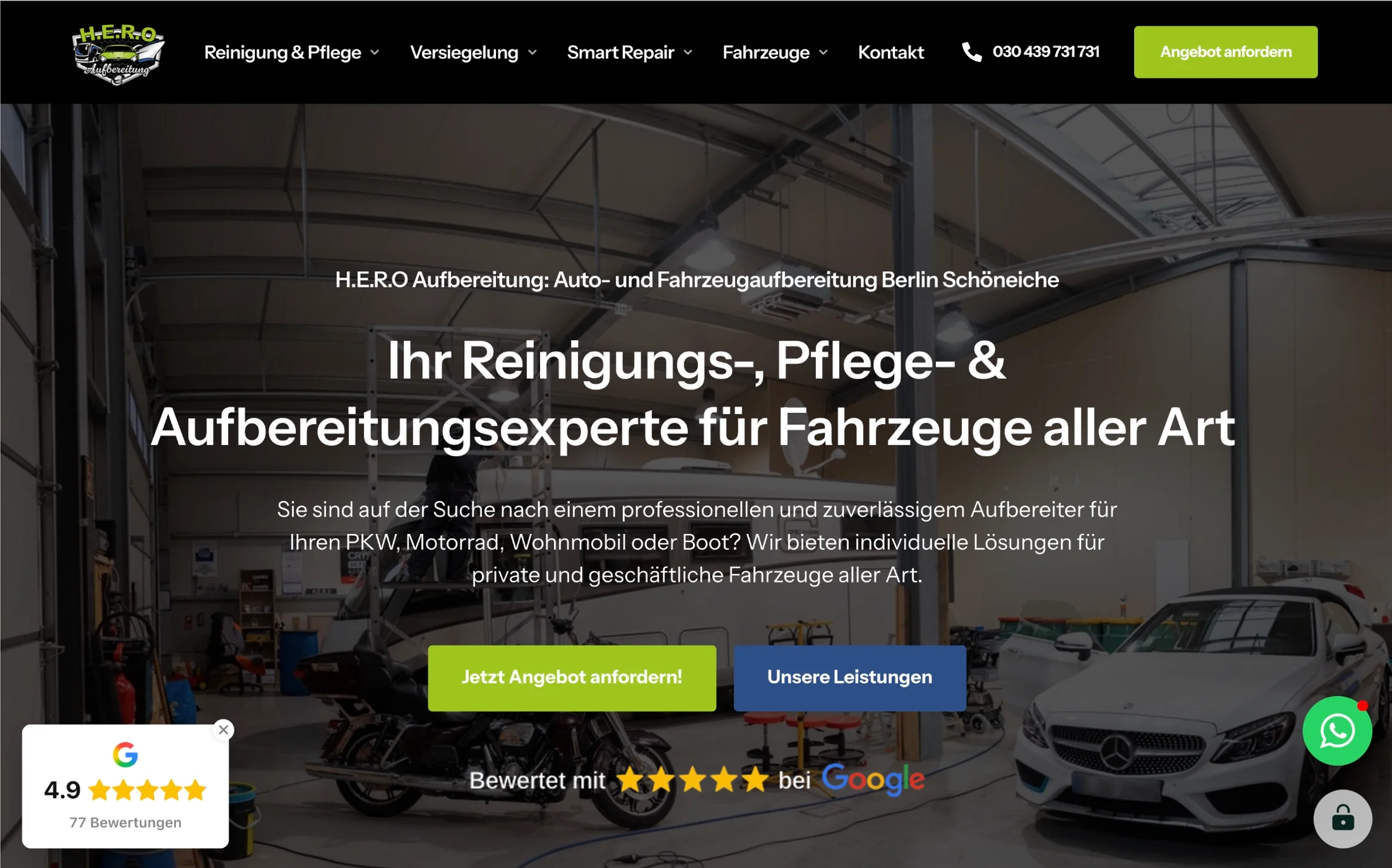 Der Start: Website und Google Ads als Fundament