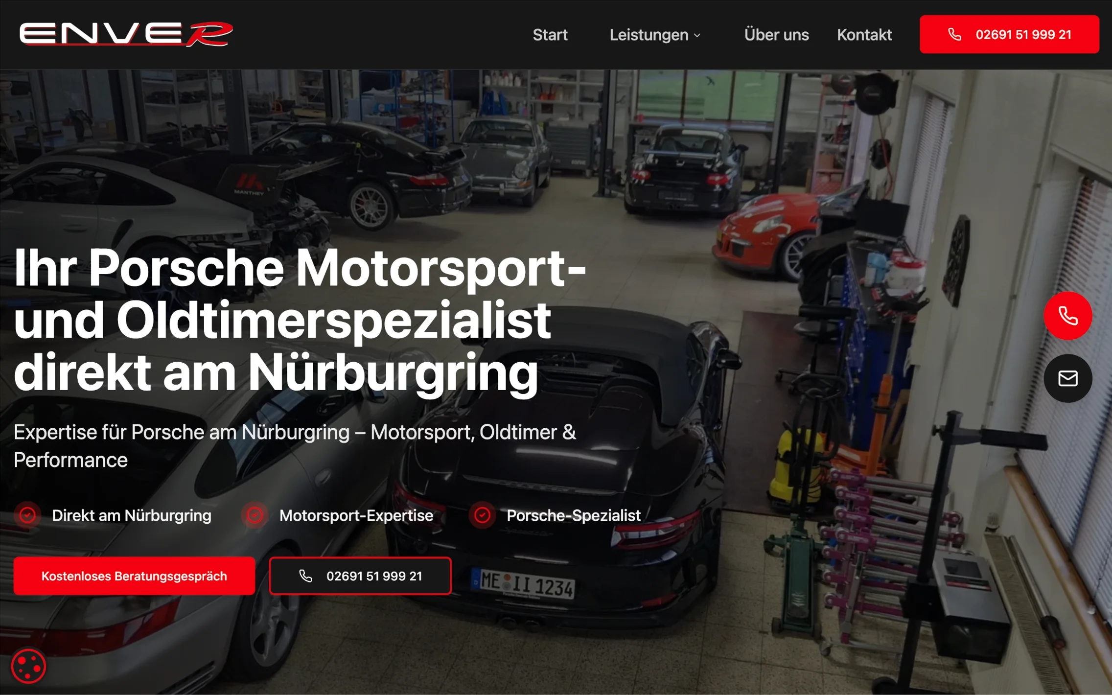 Enver - Porsche-Spezialwerkstatt am Nürburgring