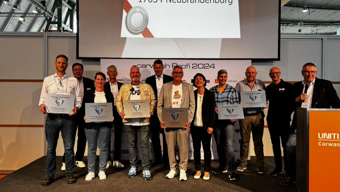 Auszeichnung als Bester Waschpark Deutschlands