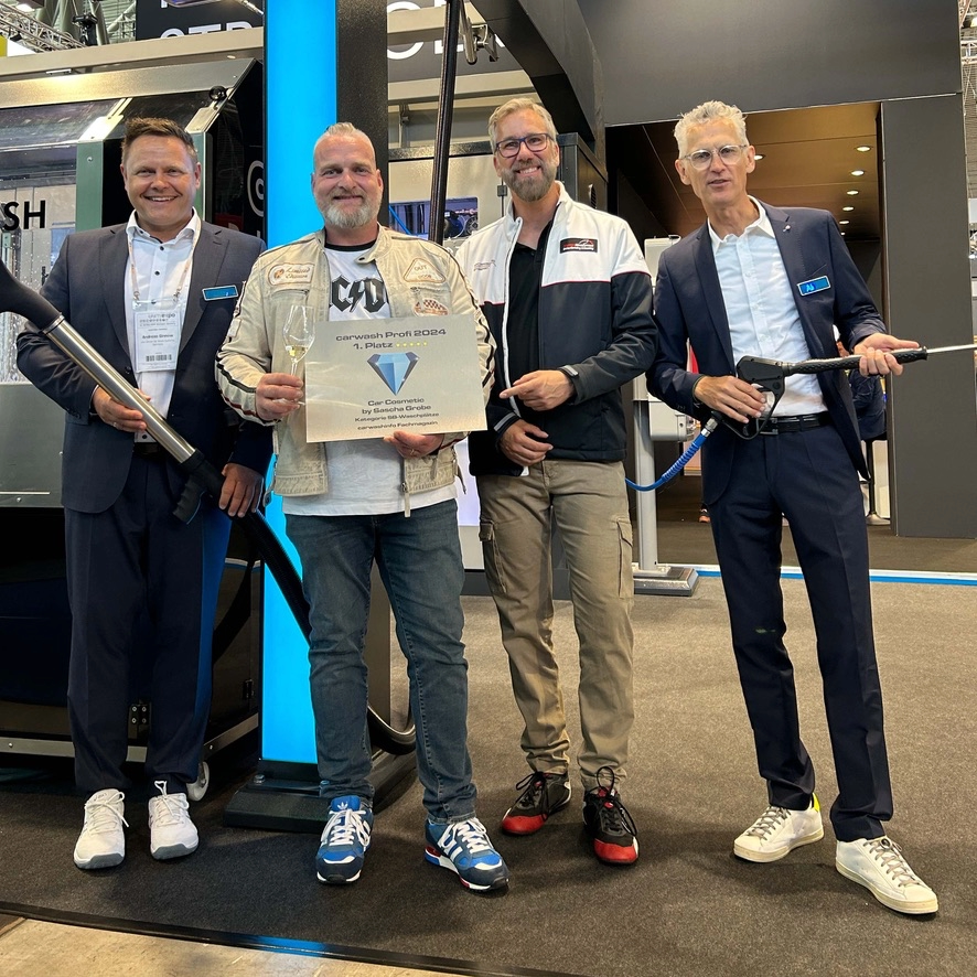 Auszeichnung als Bester Waschpark Deutschlands